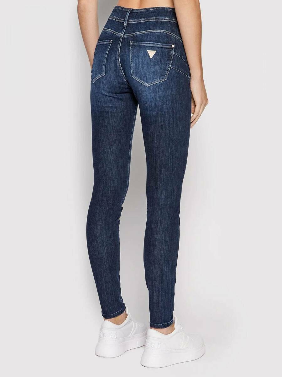 detail Guess dámské tmavě modré džíny