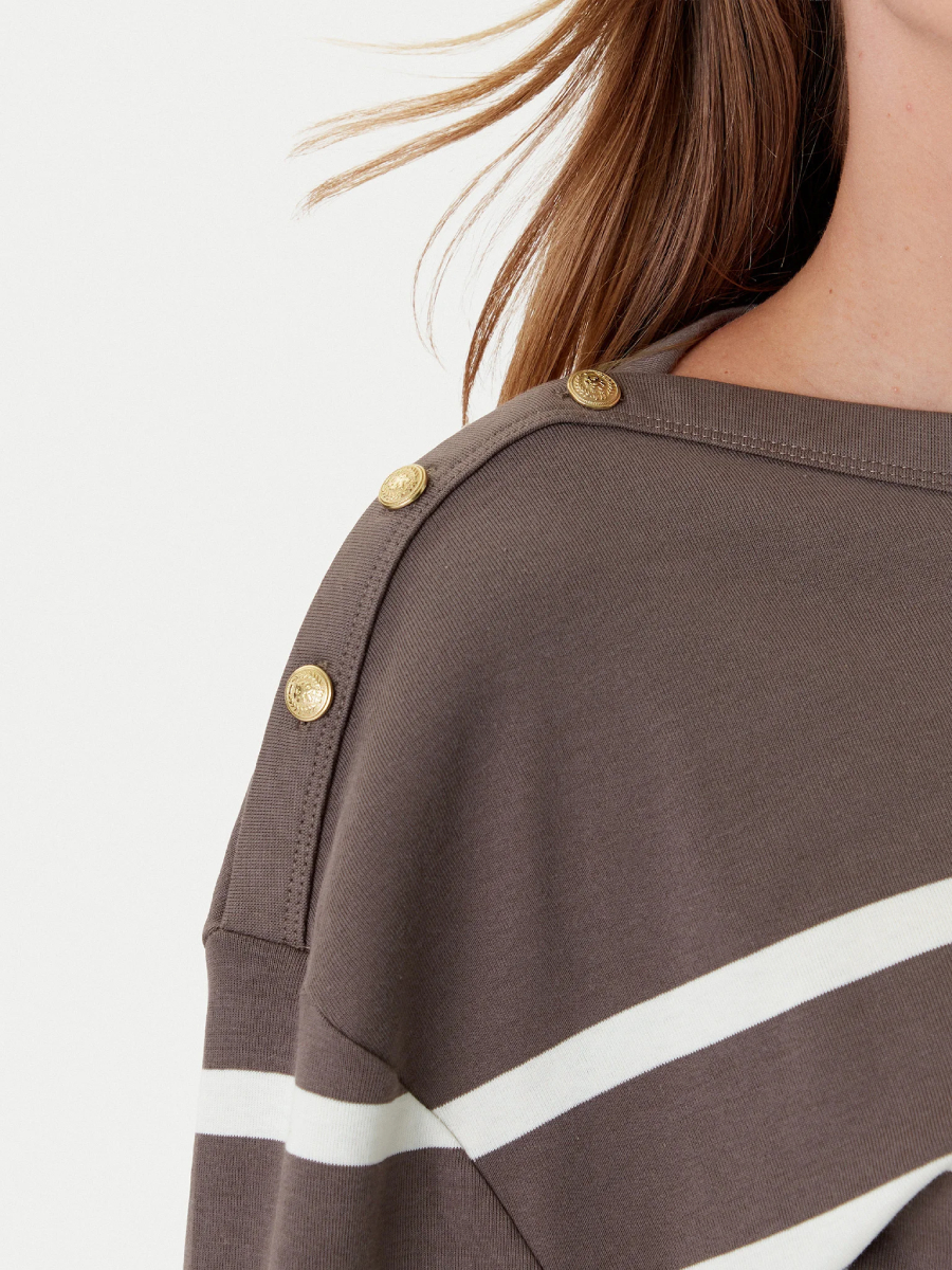 detail Tommy Hilfiger dámské pruhované tričko