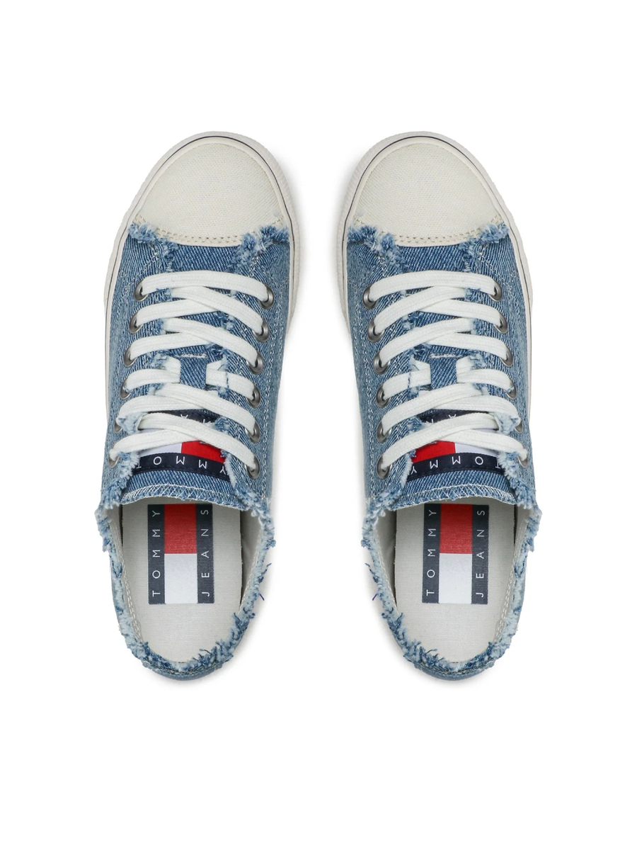 detail Tommy Jeans dámské džínové tenisky