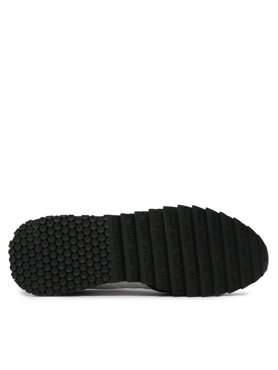 detail Tommy Jeans pánské krémovo černé tenisky