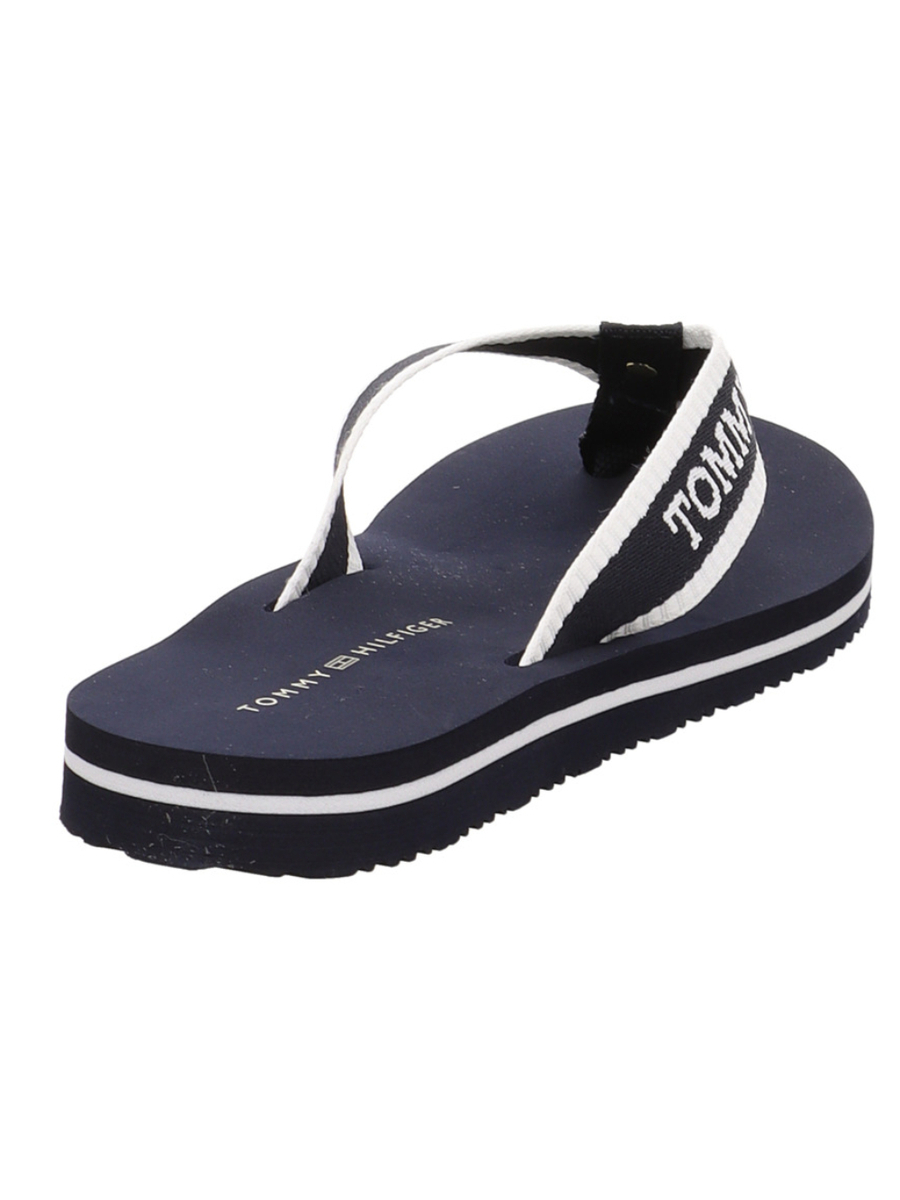 detail Tommy Hilfiger dámské tmavě modré žabky