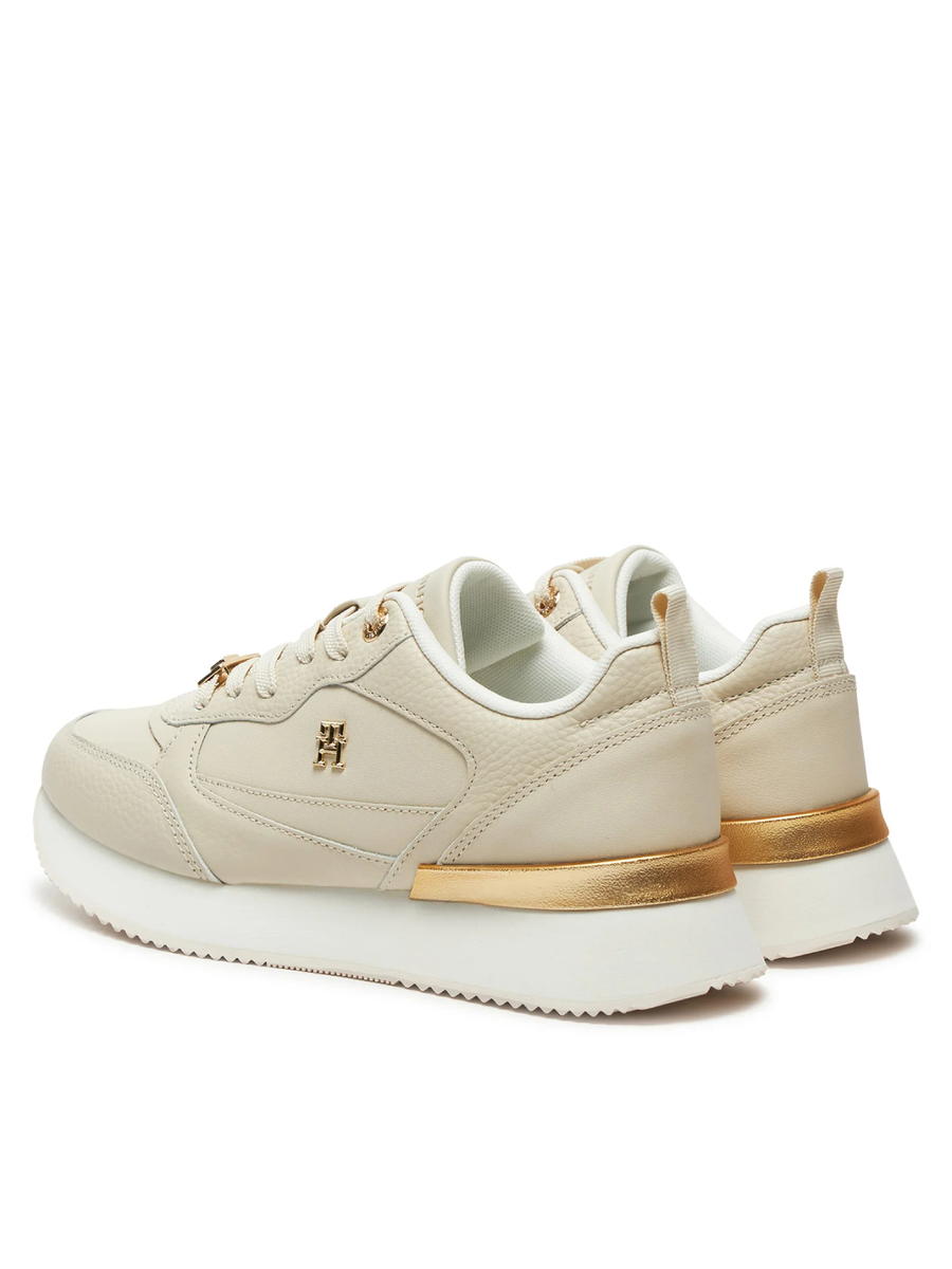detail Tommy Hilfiger dámské béžové tenisky