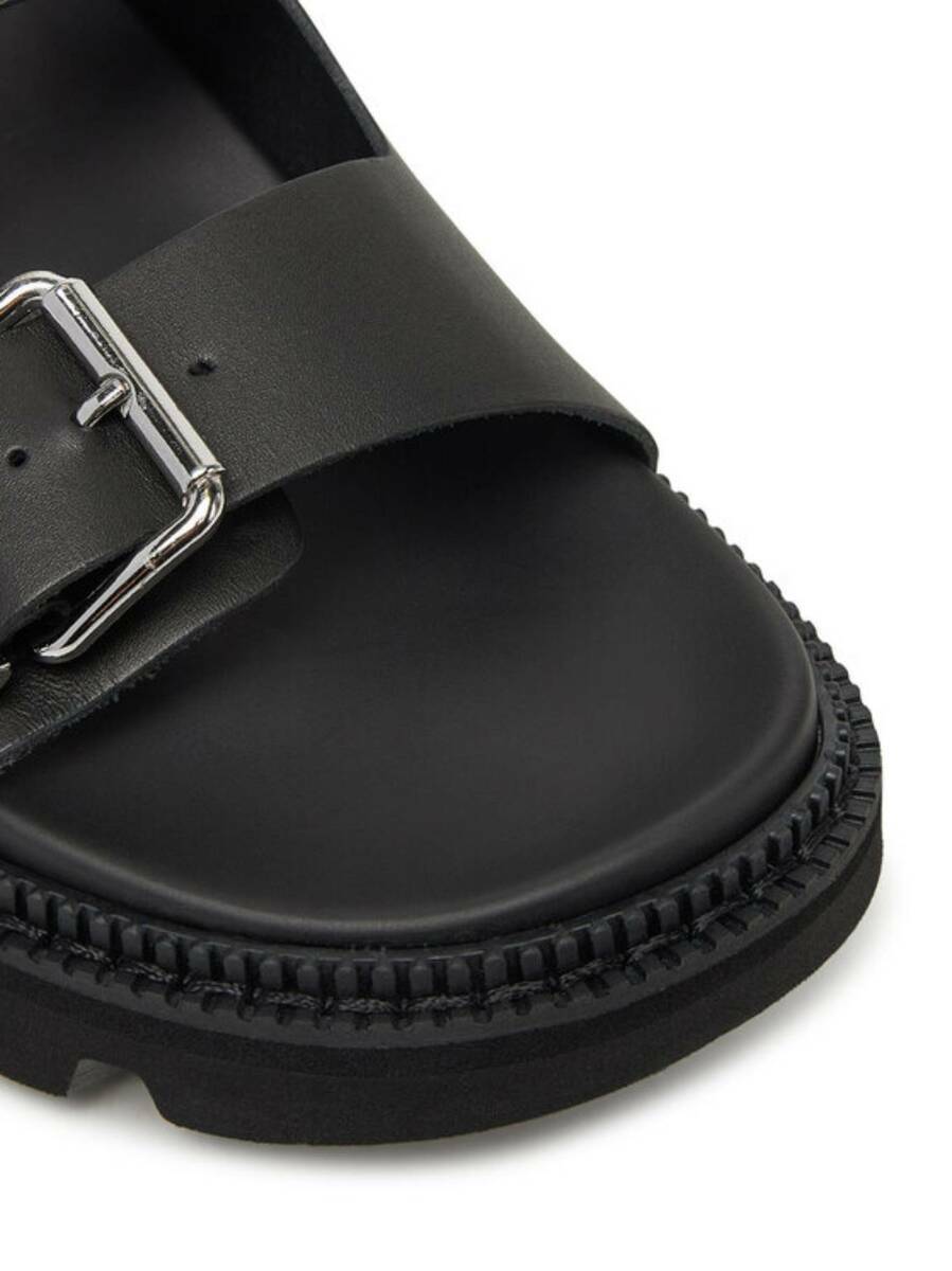 detail Tommy Jeans dámské černé pantofle