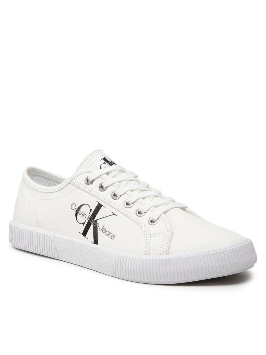 detail Calvin Klein pánské bílé tenisky