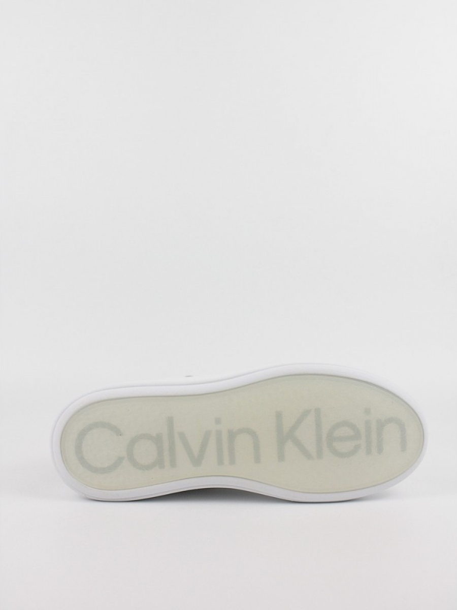 detail Calvin Klein pánské bílé tenisky