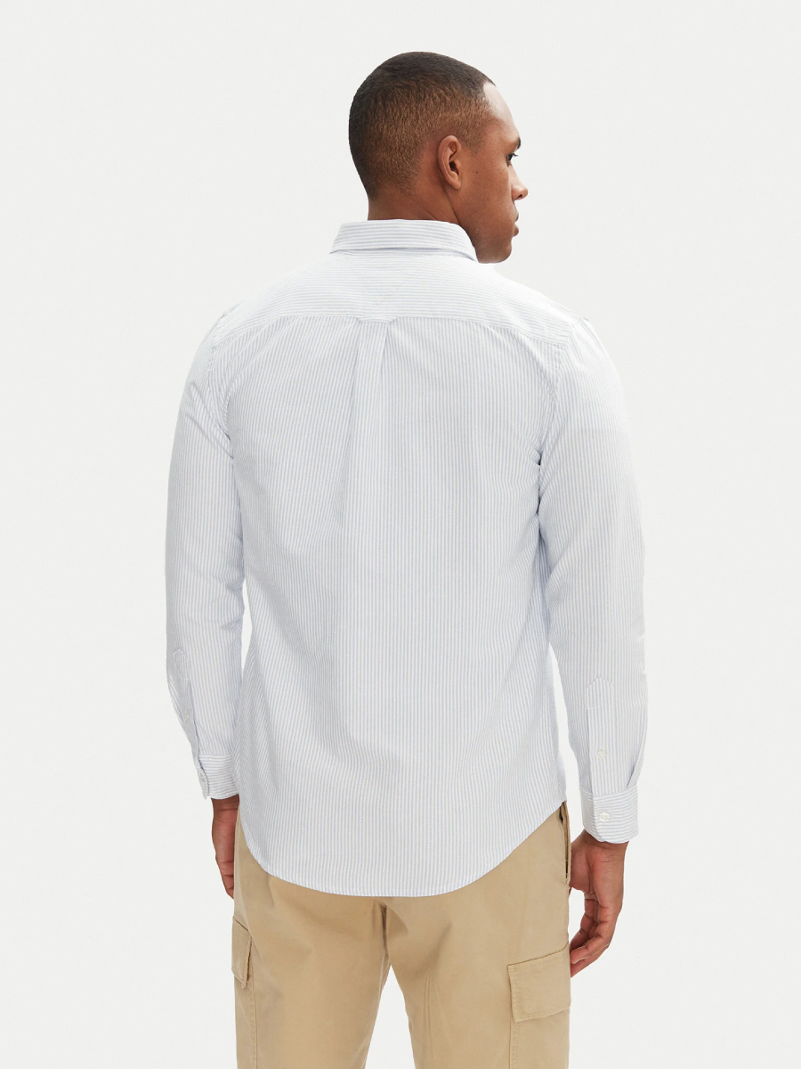 detail Tommy Jeans pánská pruhovaná košile