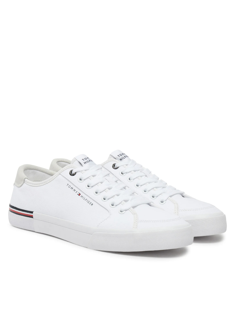 detail Tommy Hilfiger pánské bílé tenisky