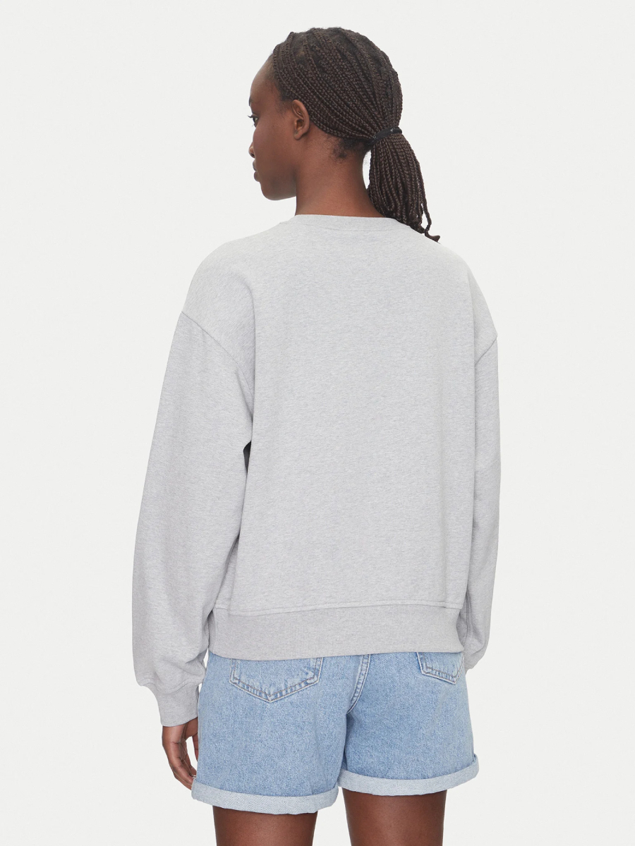 detail Calvin Klein dámská šedá mikina