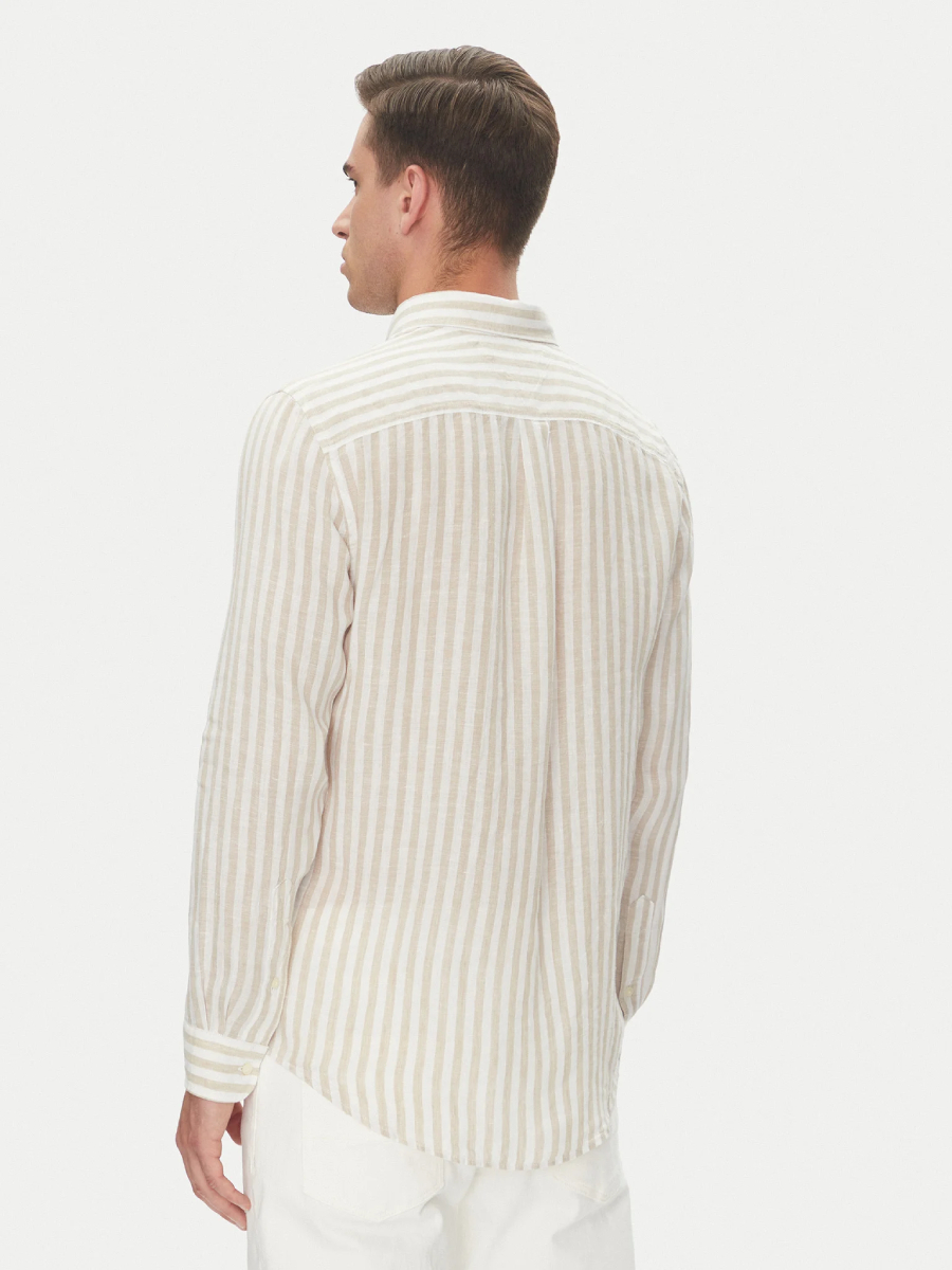 detail Tommy Hilfiger pánská pruhovaná košile