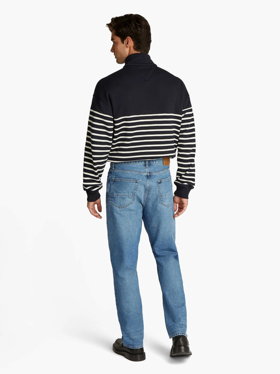 detail Tommy Hilfiger pánské modré džíny