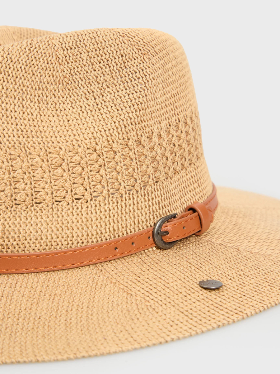 detail Pepe Jeans dámský béžový klobouk