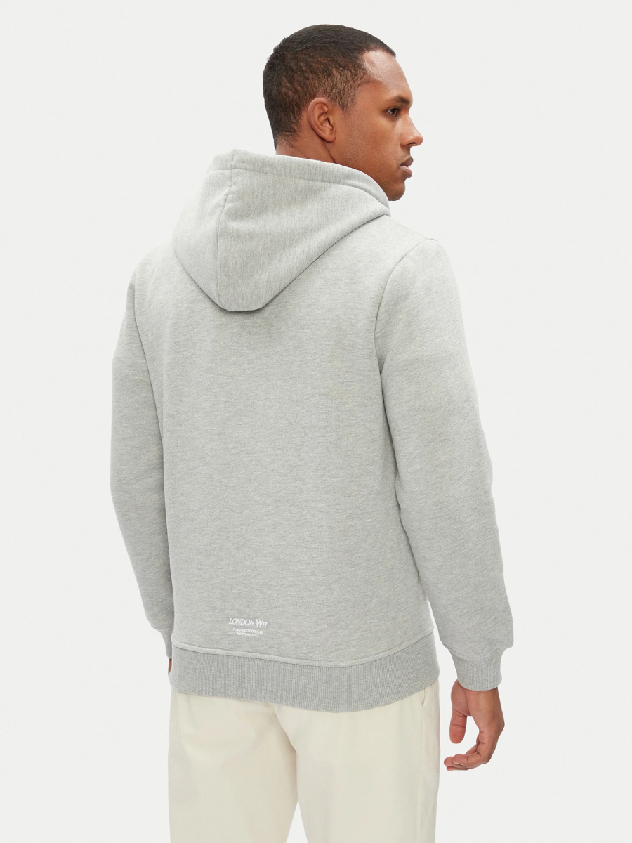 detail Pepe Jeans pánská šedá mikina