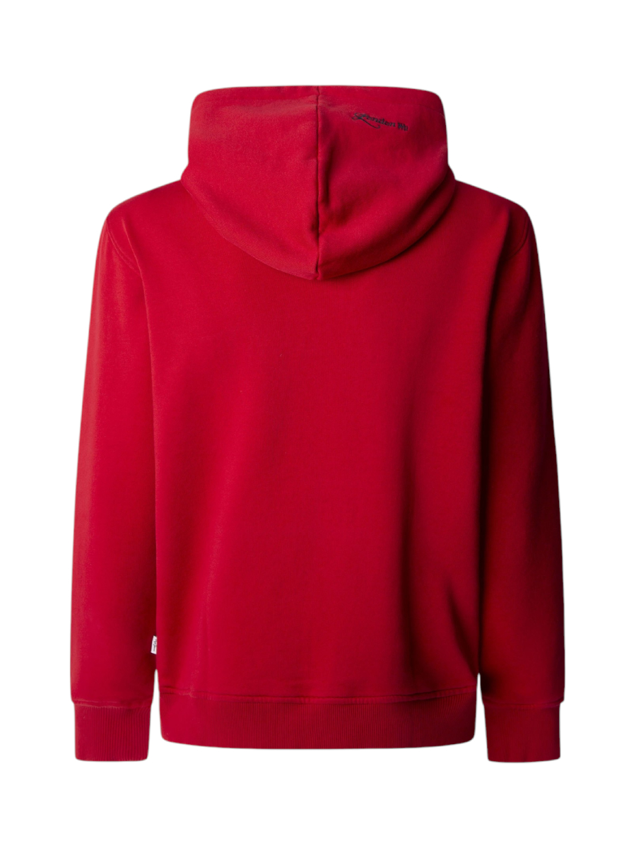 detail Pepe Jeans pánská červená mikina