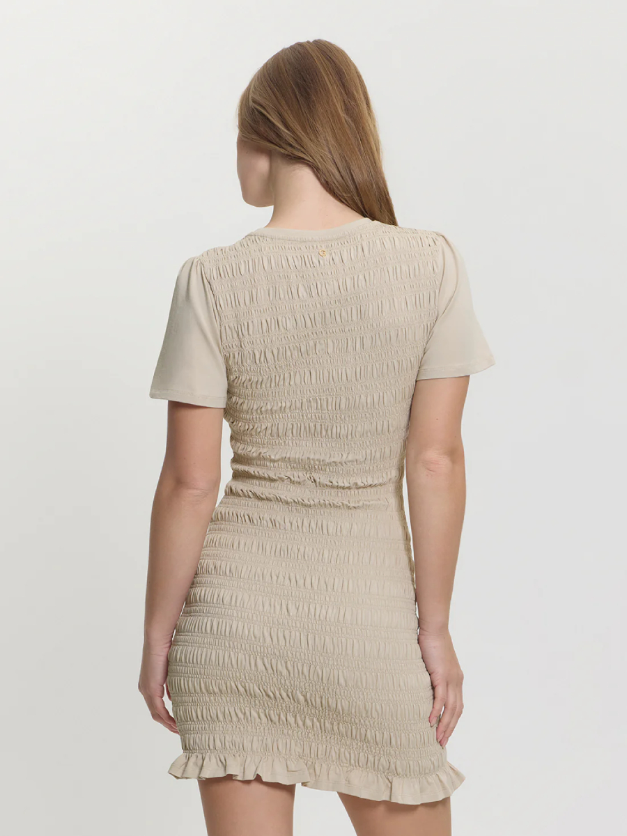 detail Guess dámské béžové šaty