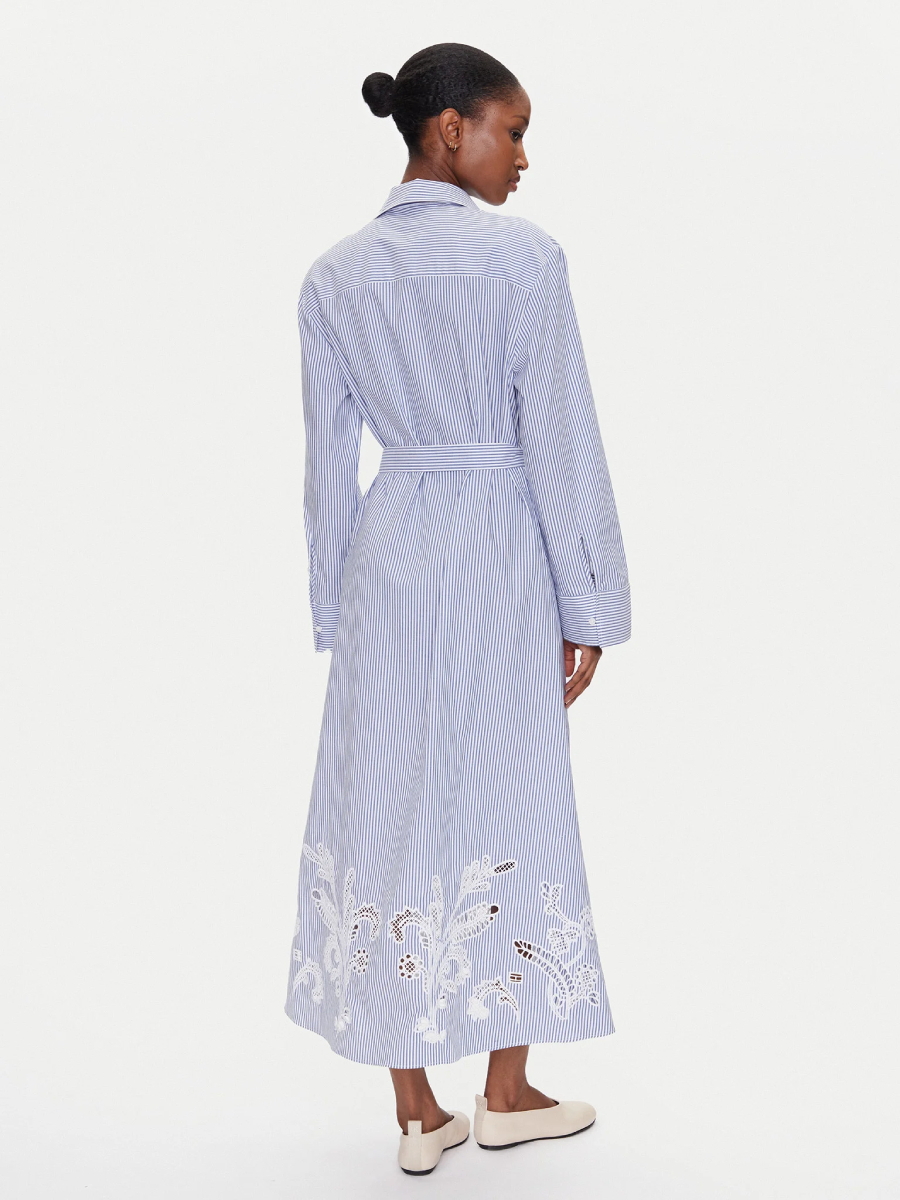 detail Tommy Hilfiger dámské pruhované šaty