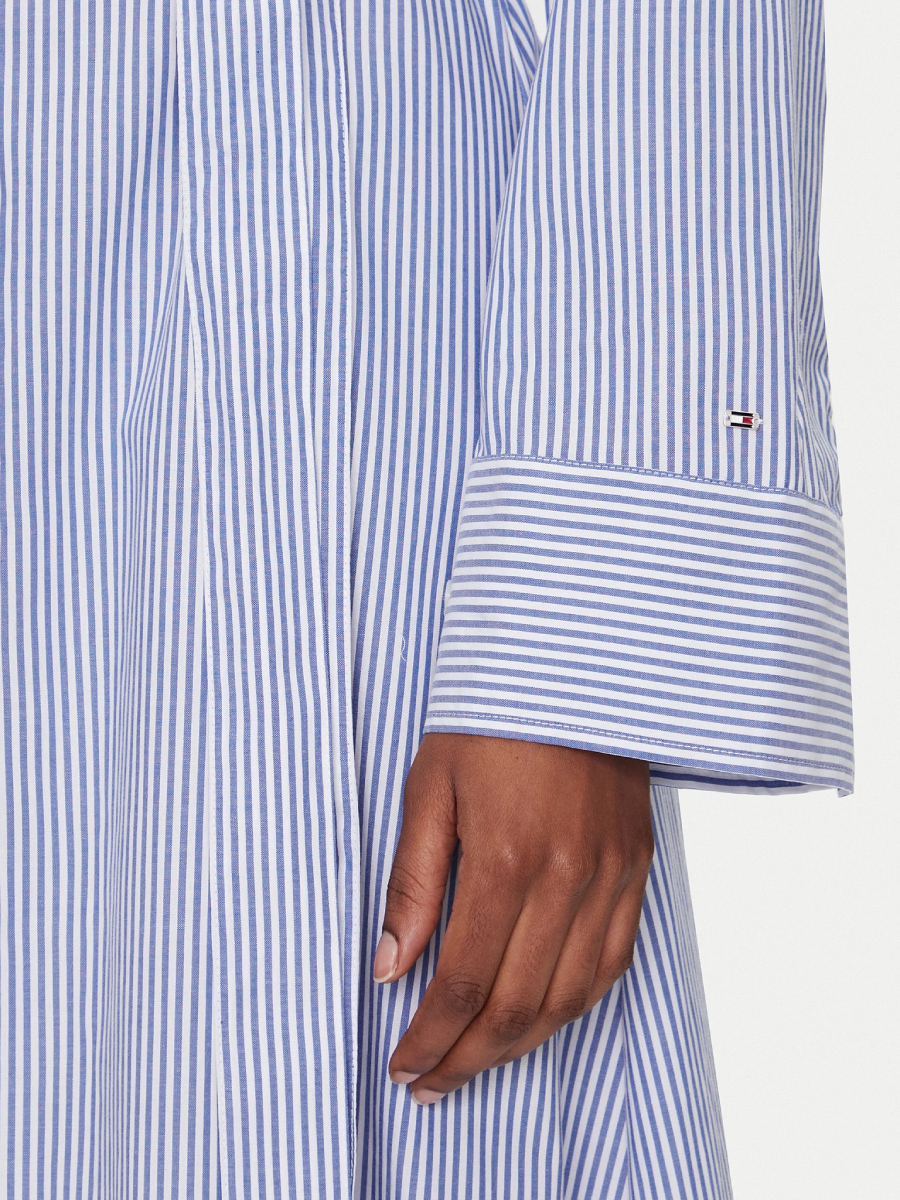 detail Tommy Hilfiger dámské pruhované šaty