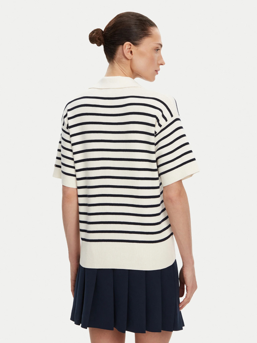 detail Tommy Hilfiger dámské pruhované polo