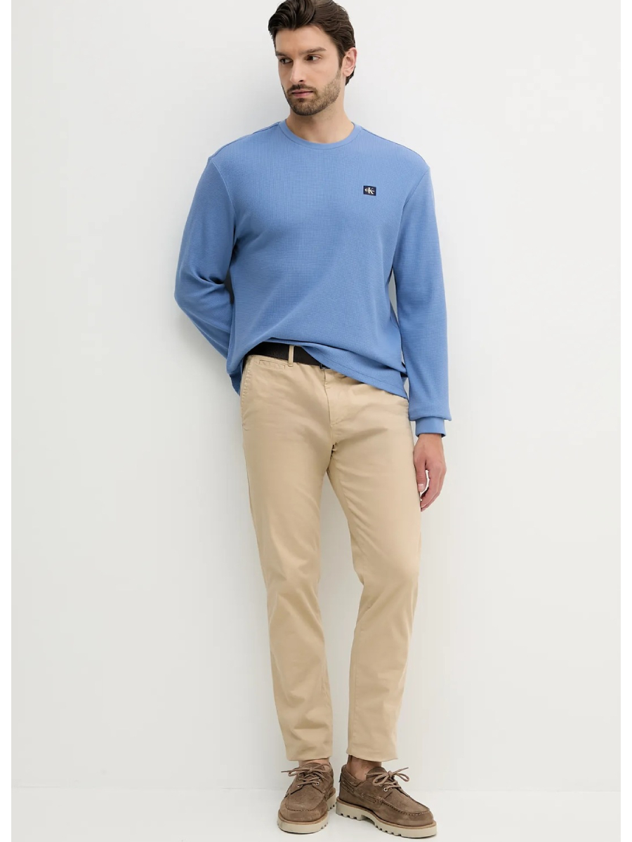 detail Calvin Klein pánské modré tričko