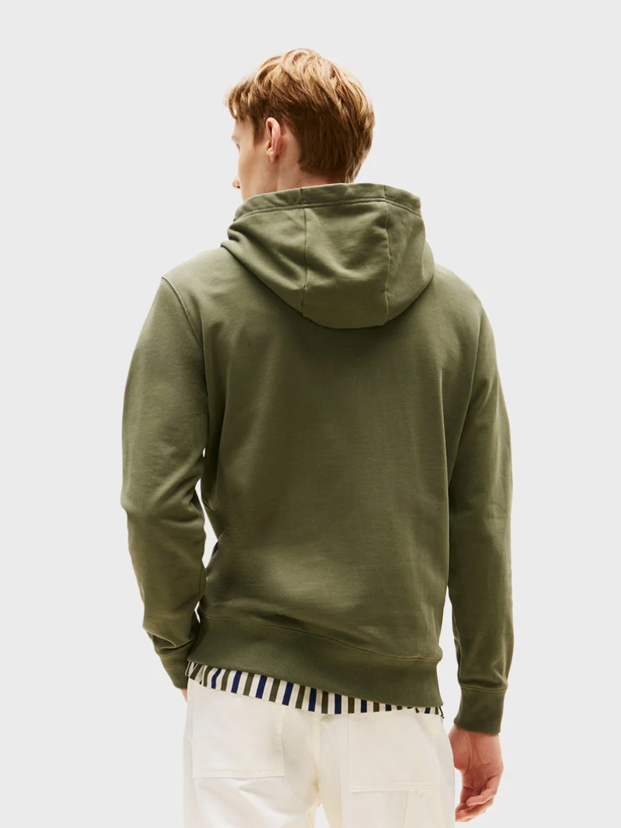 detail   Tommy Hilfiger pánská zelená mikina