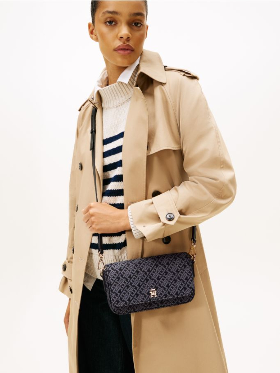 detail Tommy Hilfiger dámská černá kabelka