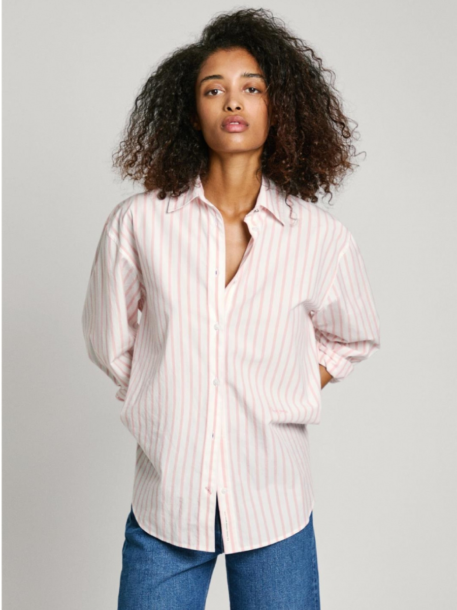 detail Pepe Jeans dámská pruhovaná košile