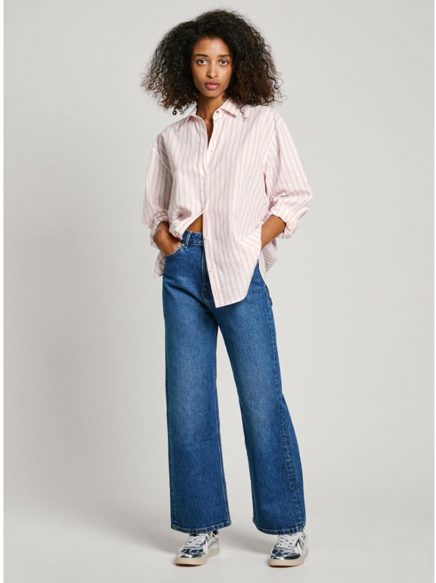 detail Pepe Jeans dámská pruhovaná košile