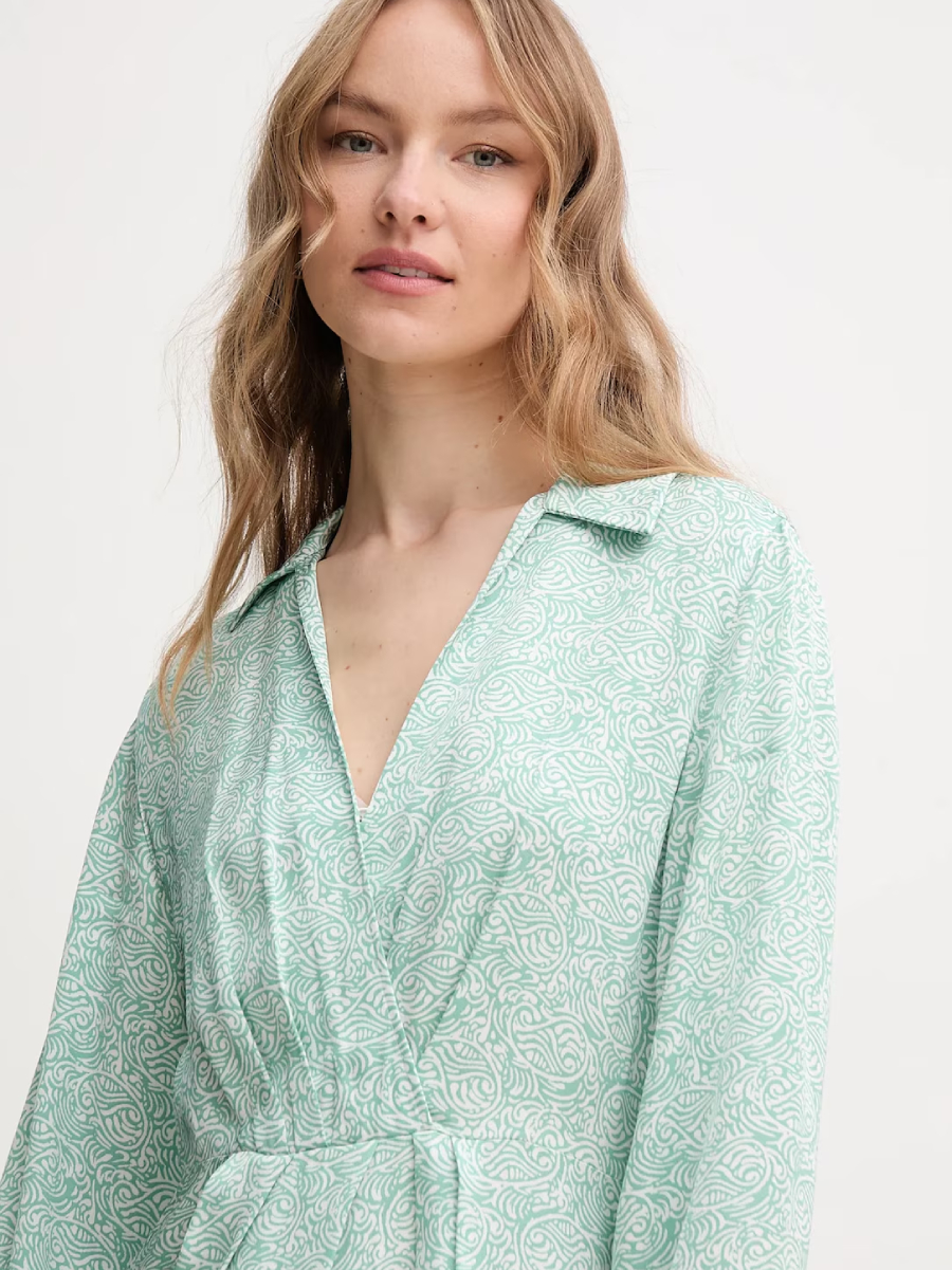 detail Tommy Hilfiger dámské vzorované šaty