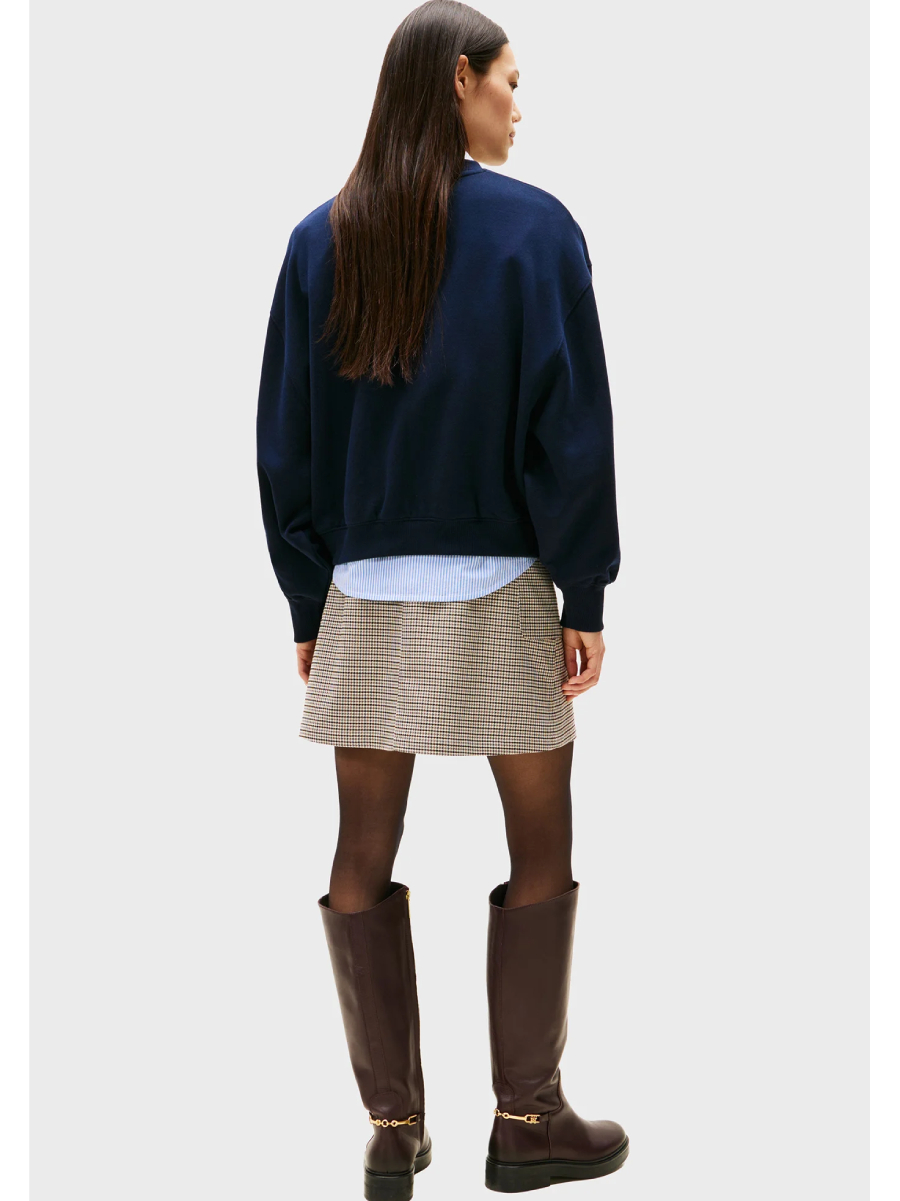 detail Tommy Hilfiger dámská tmavě modrá mikina