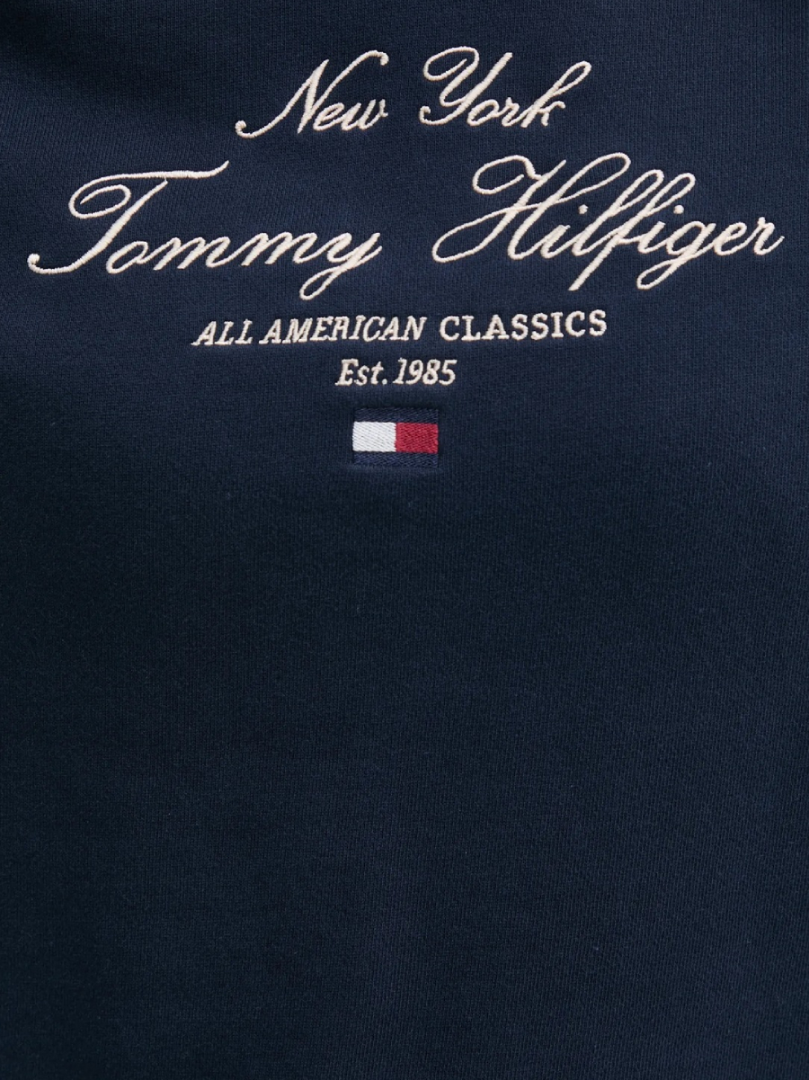 detail Tommy Hilfiger dámská tmavě modrá mikina