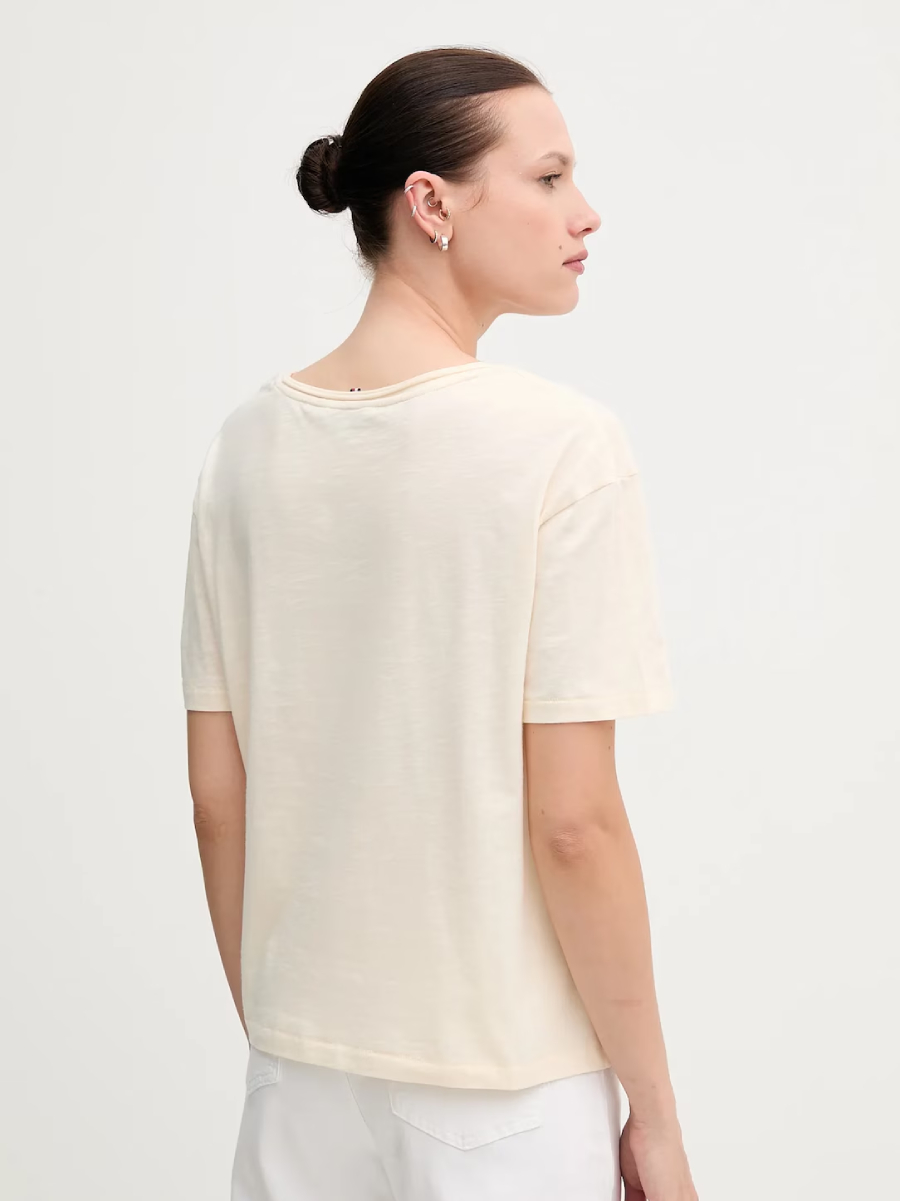 detail Tommy Hilfiger dámské basic triko