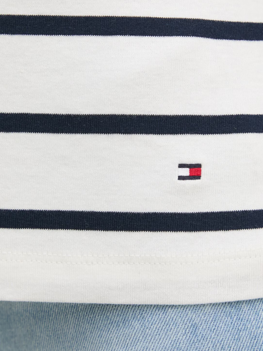 detail Tommy Hilfiger dámské pruhované tričko