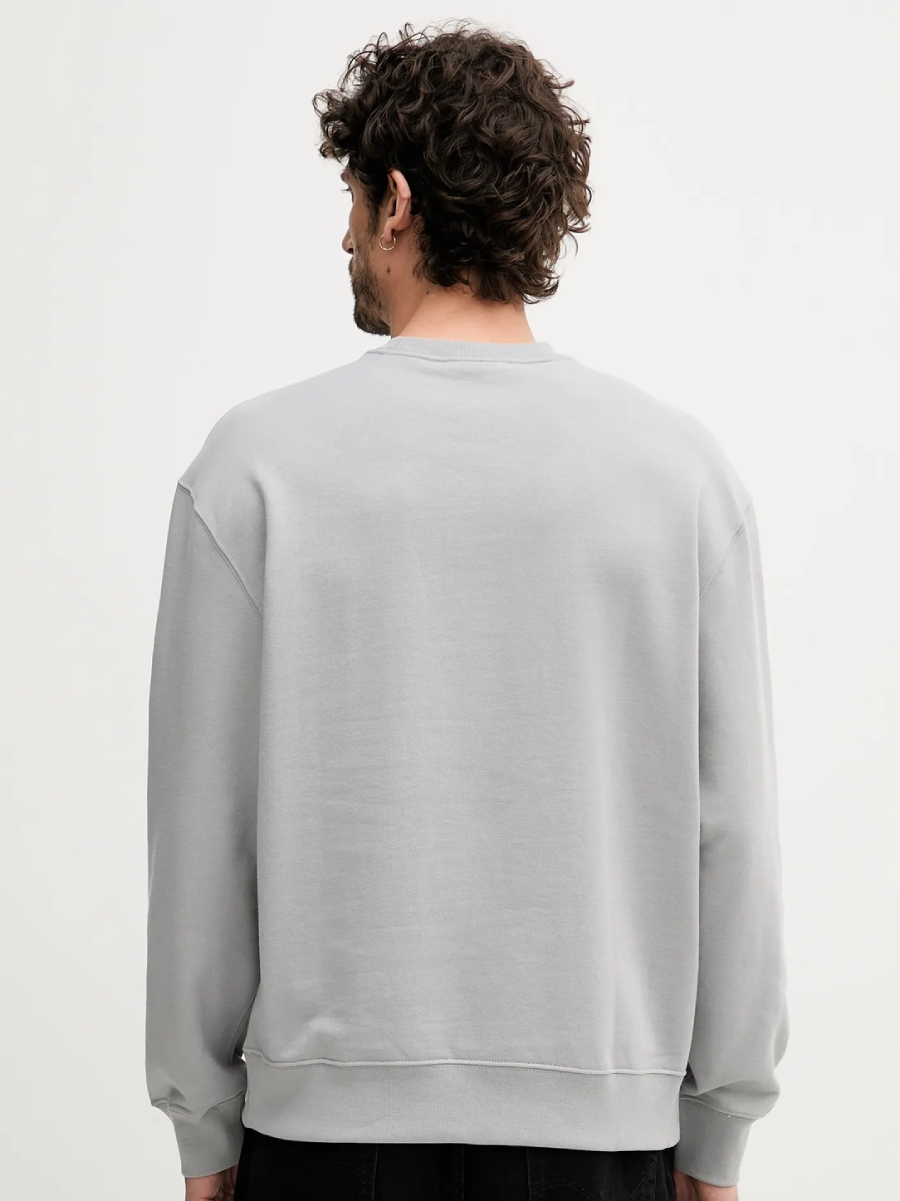 detail Calvin Klein pánská šedá mikina