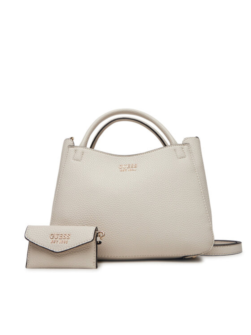 detail Guess dámská krémová  kabelka 