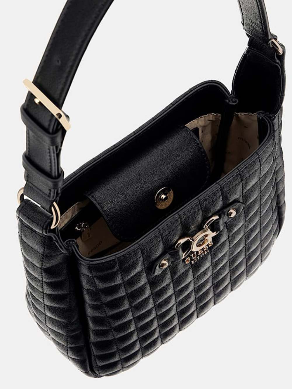 detail Guess dámská černá kabelka