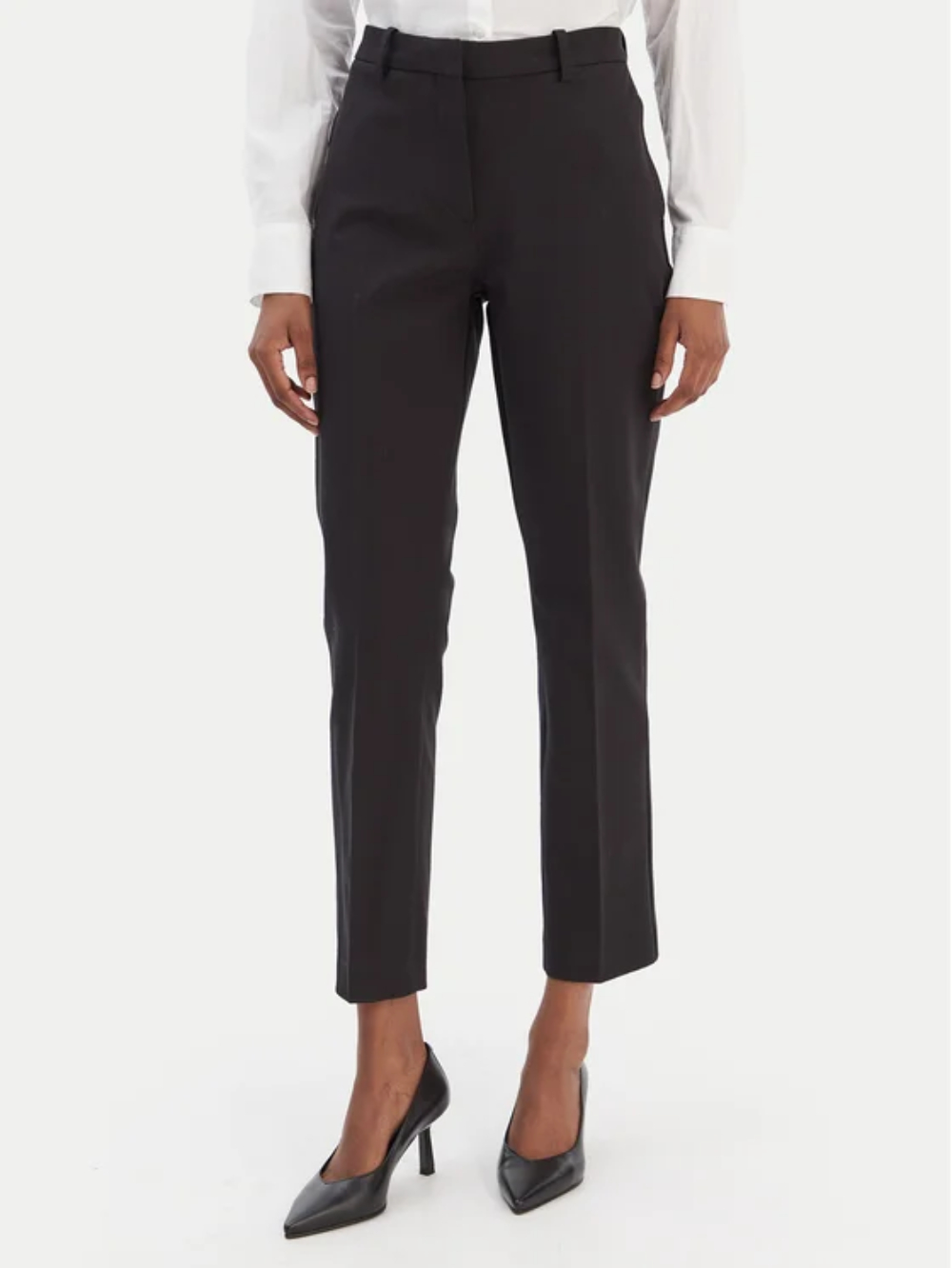 detail Tommy Hilfiger dámské černé kalhoty