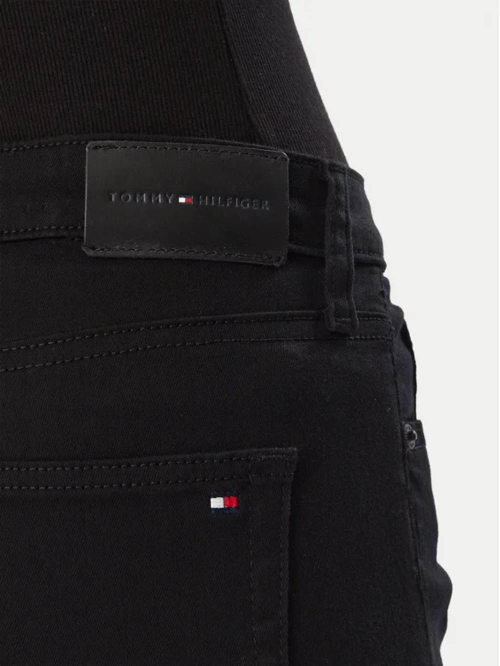 detail Tommy Hilfiger dámské černé džíny