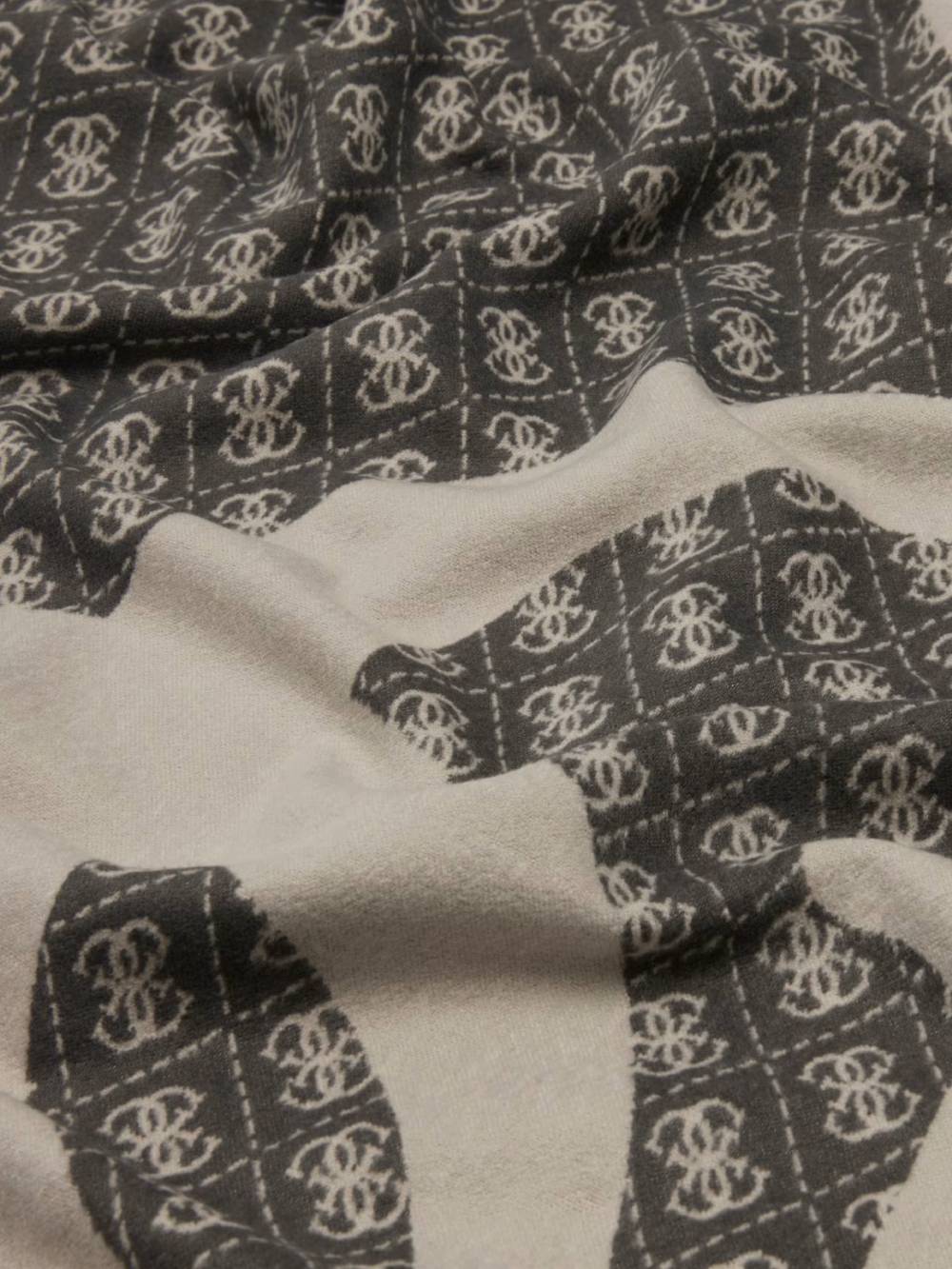 detail Guess dámská šedé šála