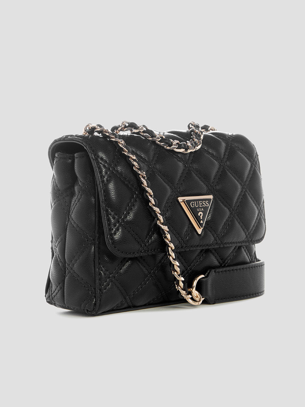 detail Guess dámská černá kabelka 