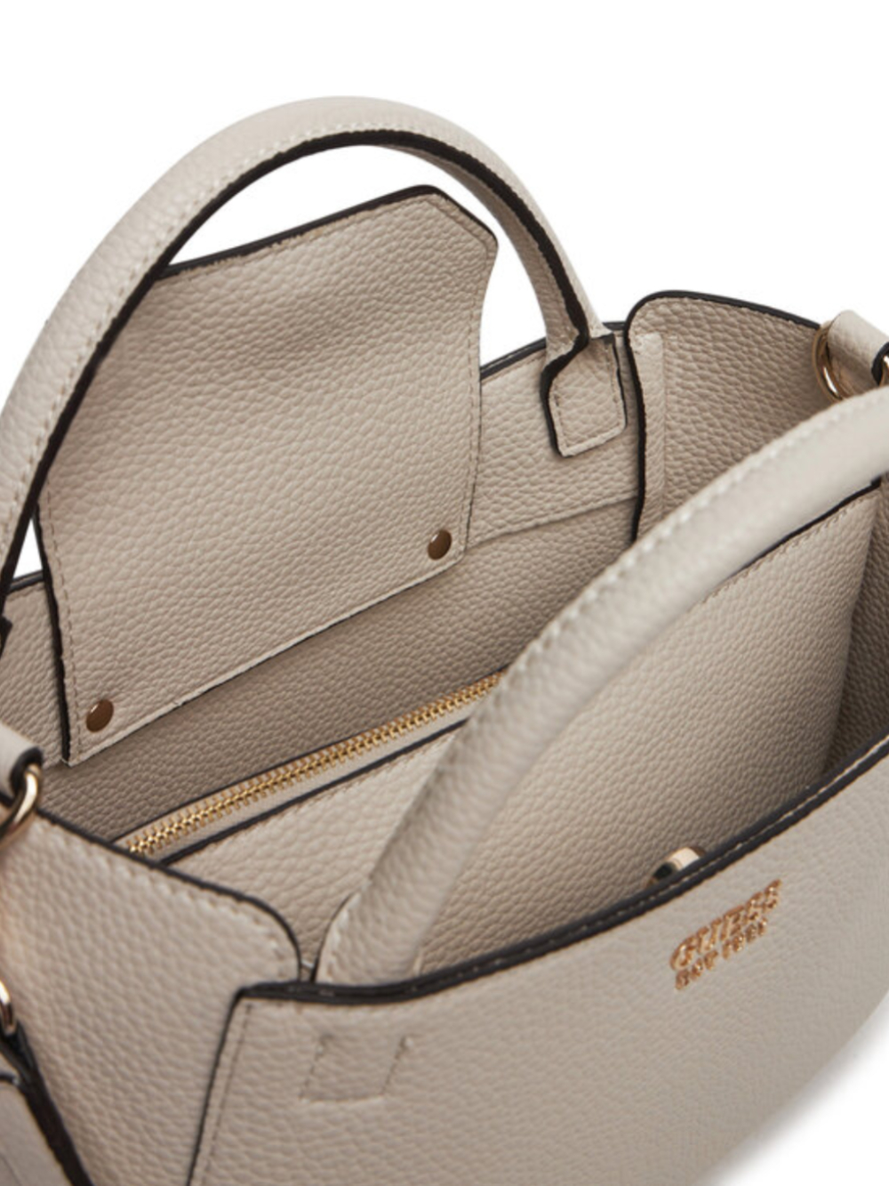 detail Guess dámská krémová  kabelka 