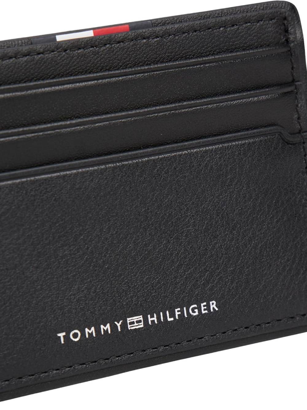 detail Tommy Hilfiger pánské černé pouzdro