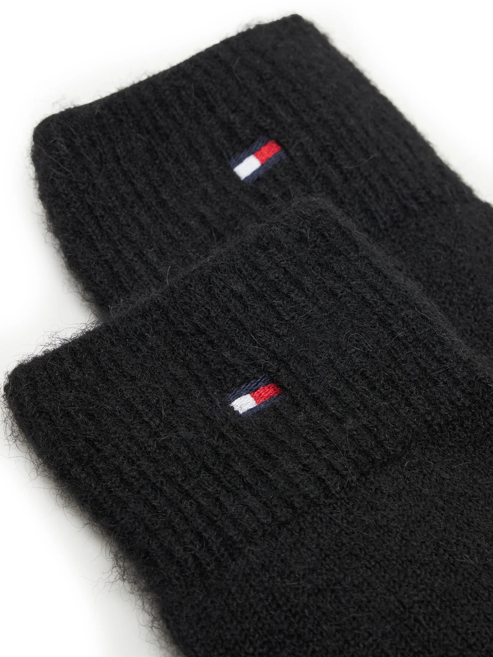 detail Tommy Hilfiger dámské černé rukavice