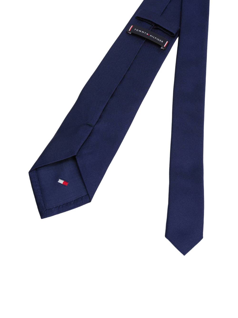 detail Tommy Hilfiger pánská modrá kravata