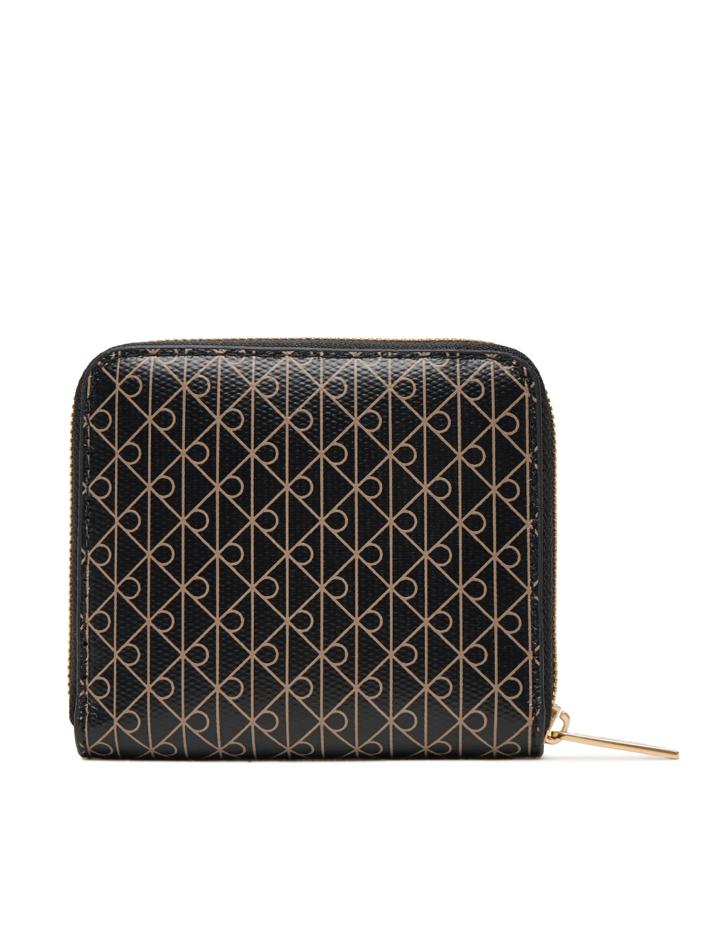 detail Calvin Klein dámská černá peněženka