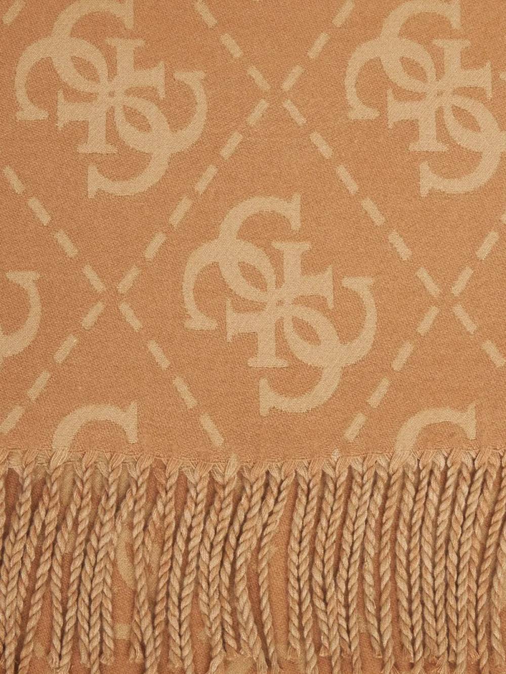 detail Guess dámská hnědá šála