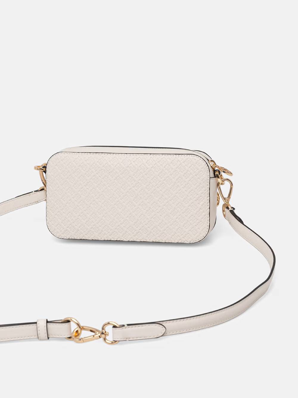 detail Tommy Hilfiger dámská krémová kabelka