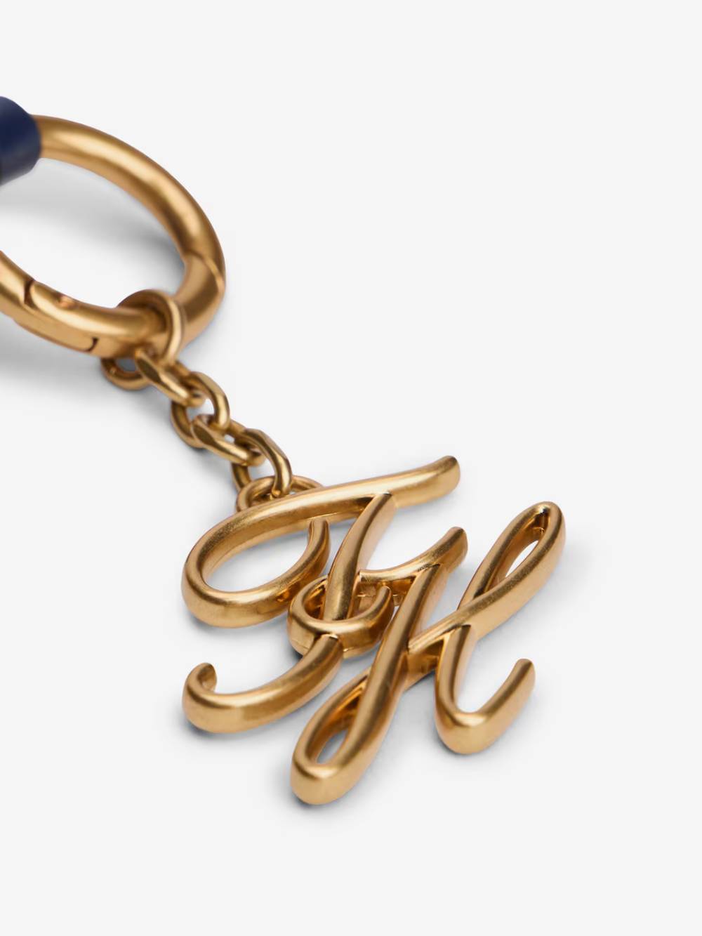 detail Tommy Hilfiger dámský modrý přívěsek na klíče