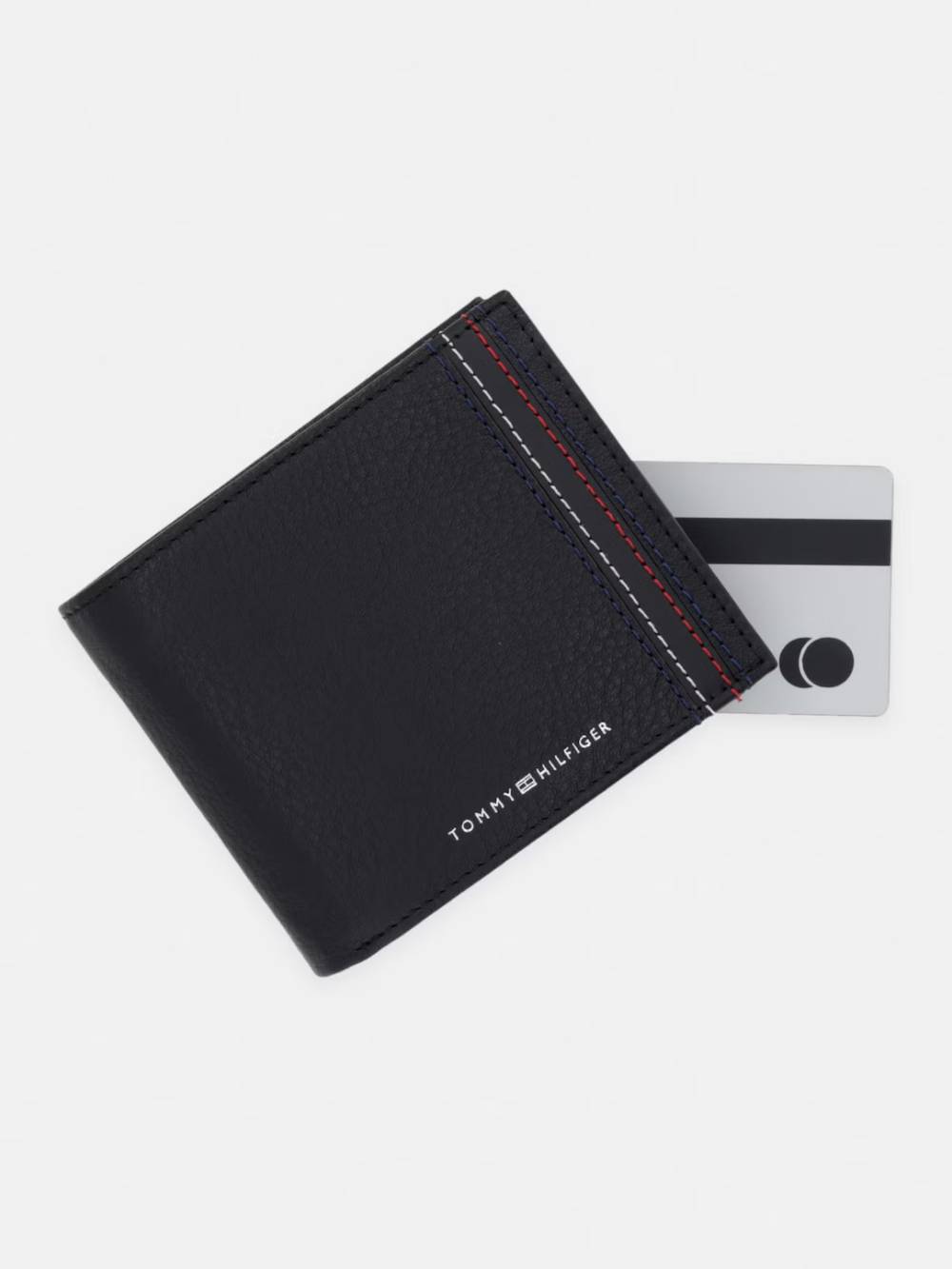 detail Tommy Hilfiger pánská černá peněženka