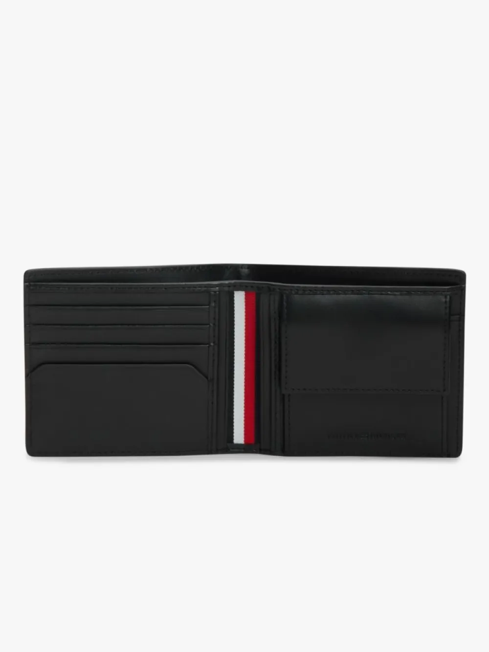 detail Tommy Hilfiger pánská černá peněženka