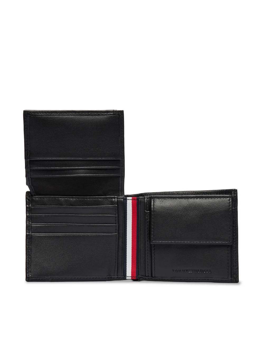 detail Tommy Hilfiger pánská černá peněženka