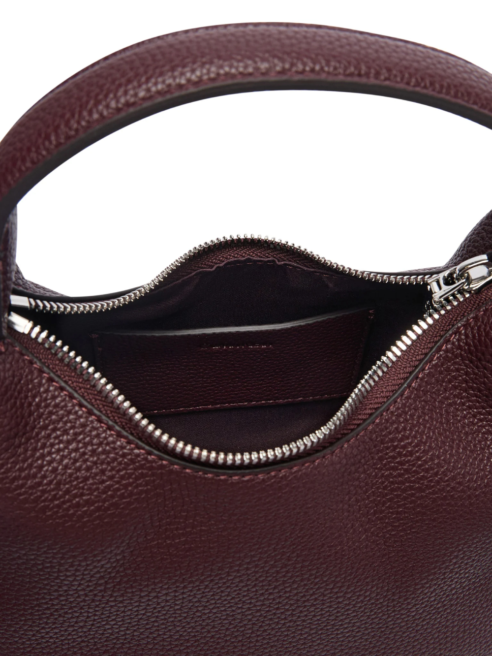 detail Calvin Klein dámská vínová kabelka